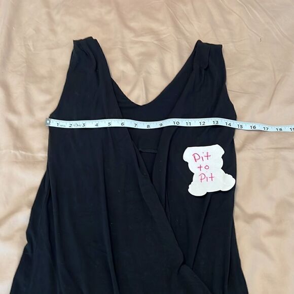 Moda International size XXS LBD backless mini dress or coverup GUC - Picture 5 of 6